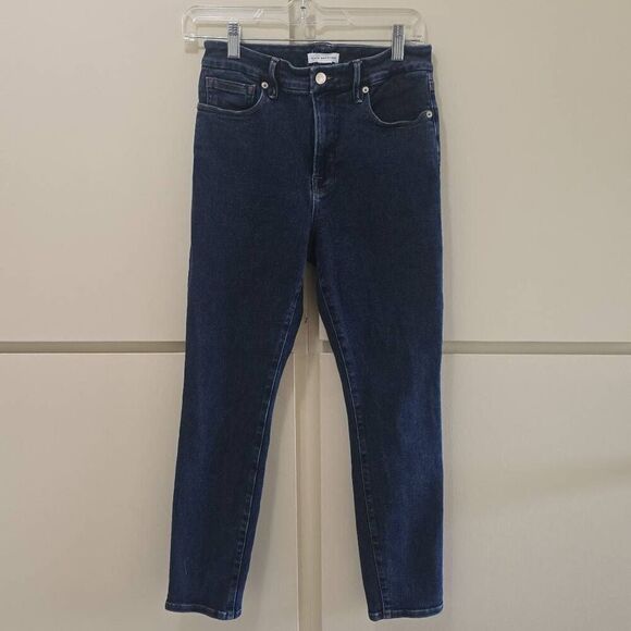 GOOD AMERICAN GLC941T1, Crop Jean, 5 Pkt. 6/28, EUC - Picture 1 of 9